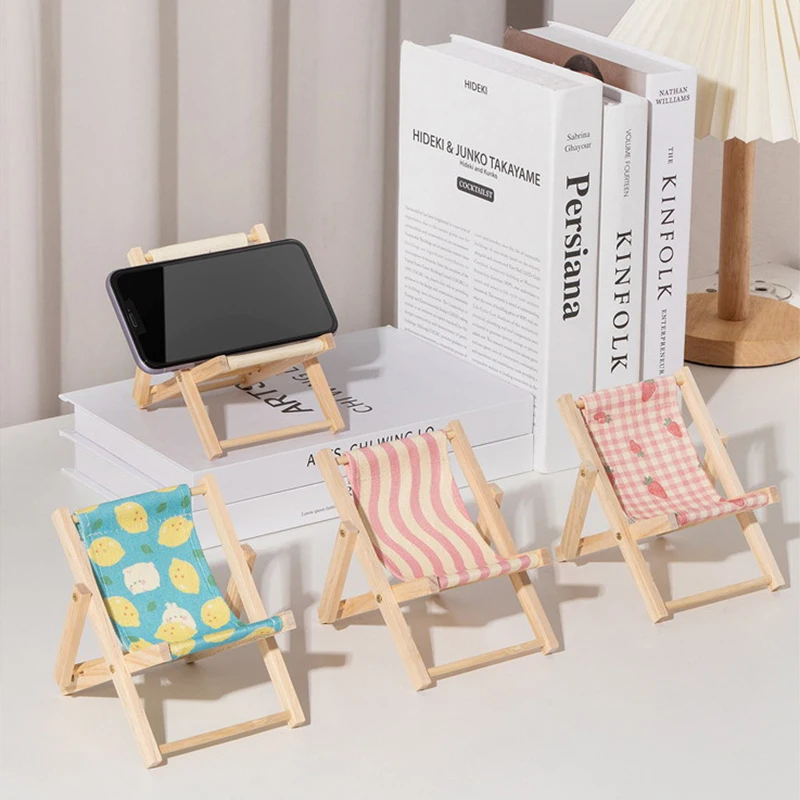 Multi-function Beach Chair Mobile Phone Bracket Not Easy Deform Beach Chair Shape Cellphone Stand Holder Height Adjustment