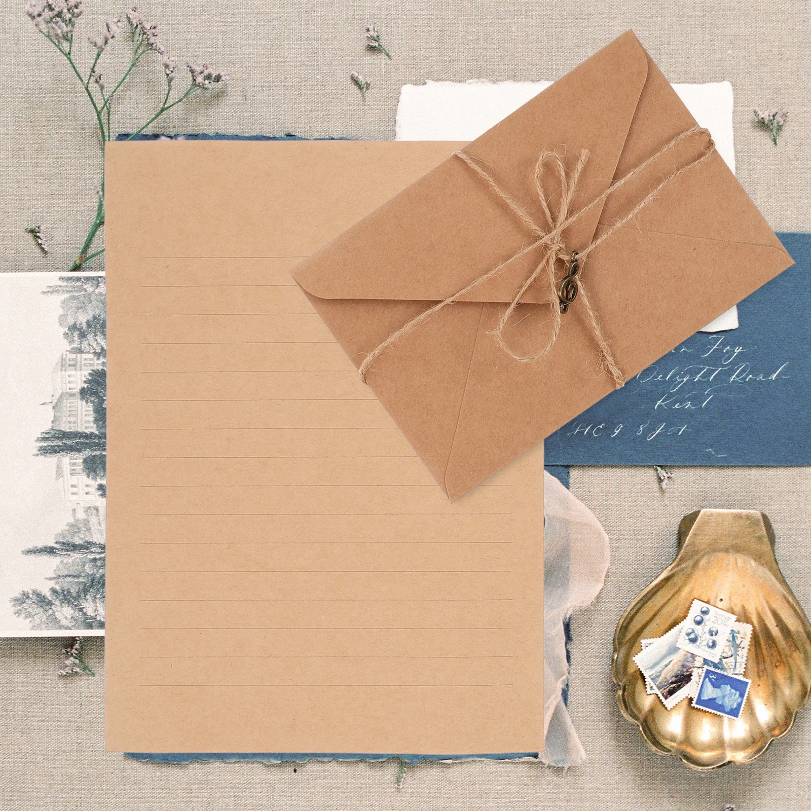 

2 комплекта A5, винтажный набор бумаги для писем, канцелярские принадлежности, набор конвертов для письменных принадлежностей, поздравительные заметки, вставка для блокнота, бумага