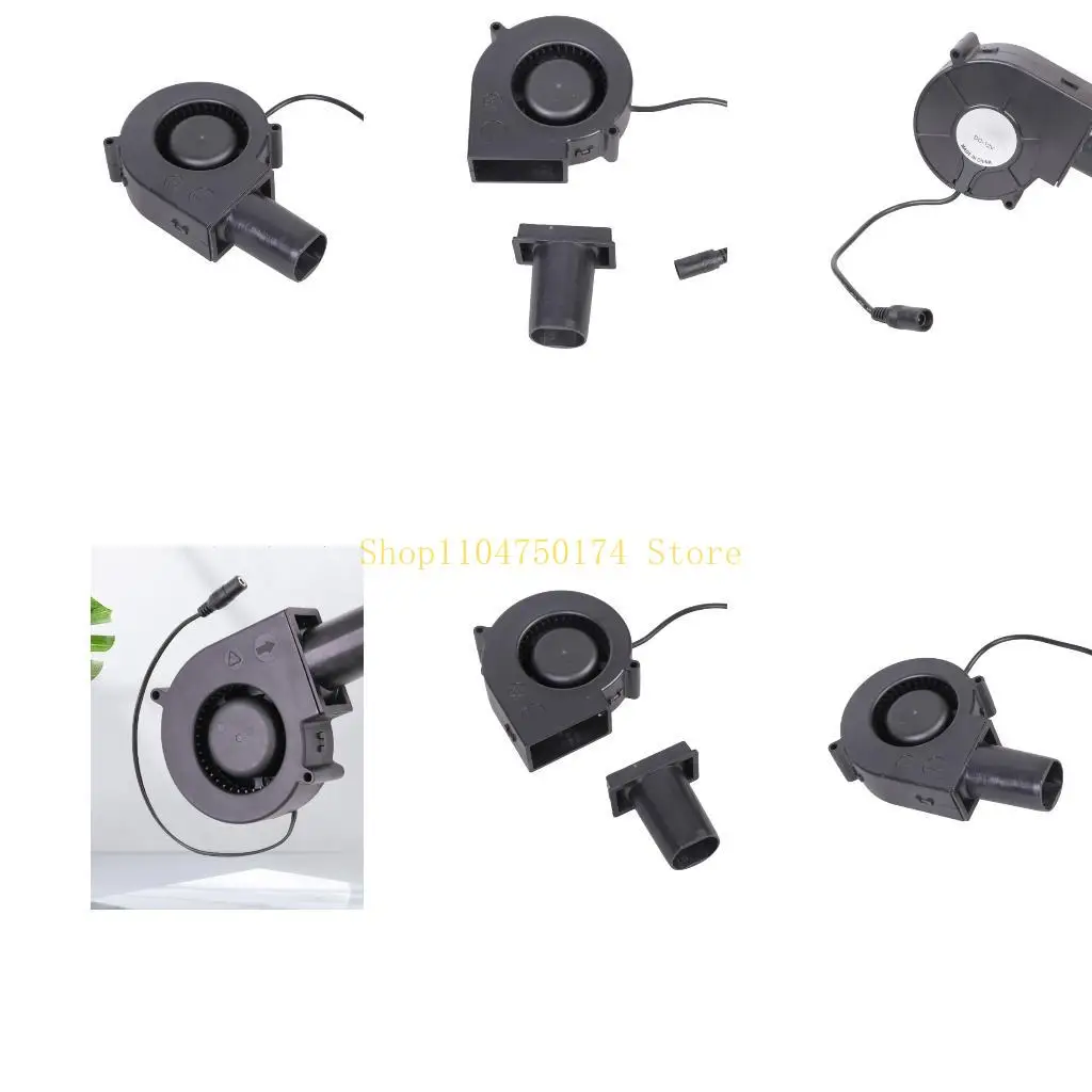 High Speed 12V Blower Fan 5500 RPM With Double Ball Bearing For Heating Outdoor DIYer Applications Metalworking Top Sale