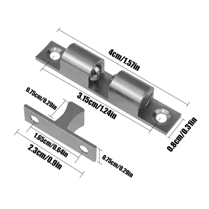 家具用スプリングボールキャッチラッチ、キャッチキャッチキャッチ、キャッチ、キャッチ、クローゼット、ドアハードウェア、銅、ビーズバックル