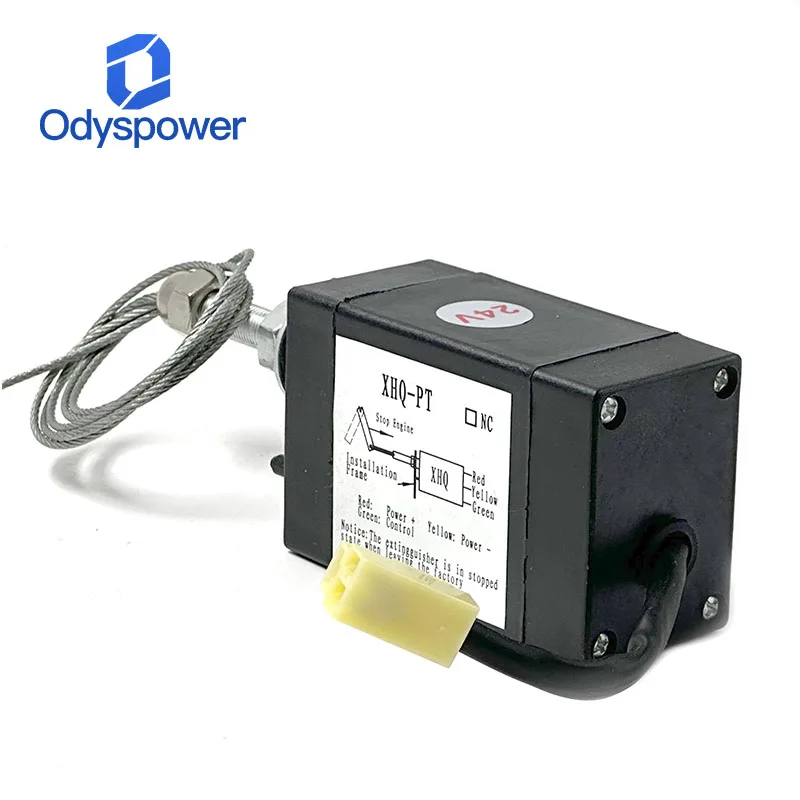 XHQ-PT- NC 12V 24V Power Off Pull Type Diesel Engine Accessory Stop Solenoid
