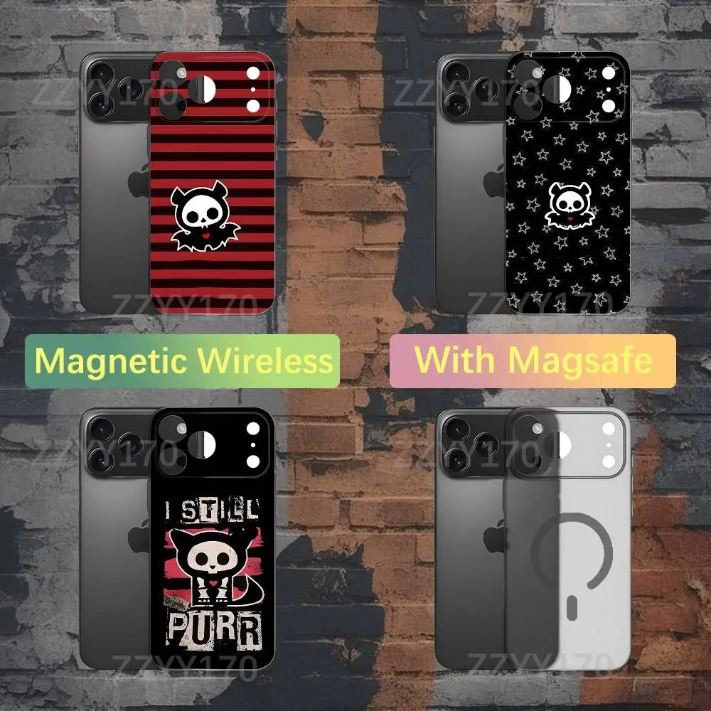 

Cute Skelanimals Bet Dog Phone Case For iPhone 17,16,15,14,13,12,X,XS,Pro,Max,Plus,E,Air,Mini with Magsafe Magnetic Slim Frosted