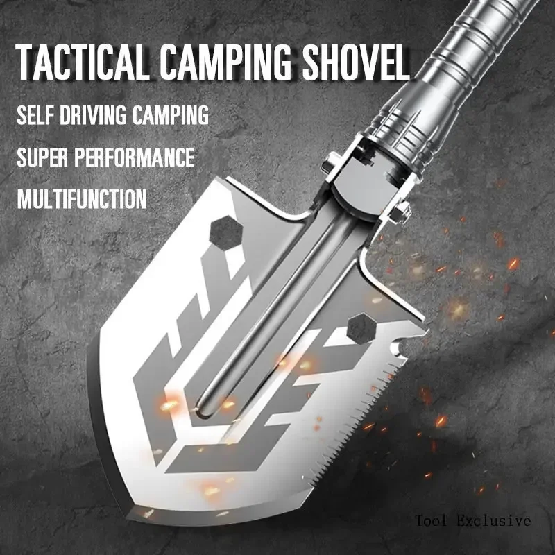 

Multifunctional Outdoor Shovel Fishing Folding Self-defense Shovel Outdoor Camping Shovel Camping Shovel Garden Tools Kit