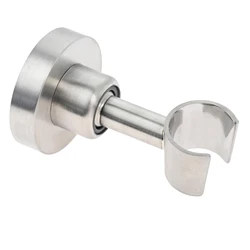 Shower Head Holder 304 Stainless Steel Shower Head Bracket 360° Angle Adjustable Bathroom Shower Spray Holder with Install Screw