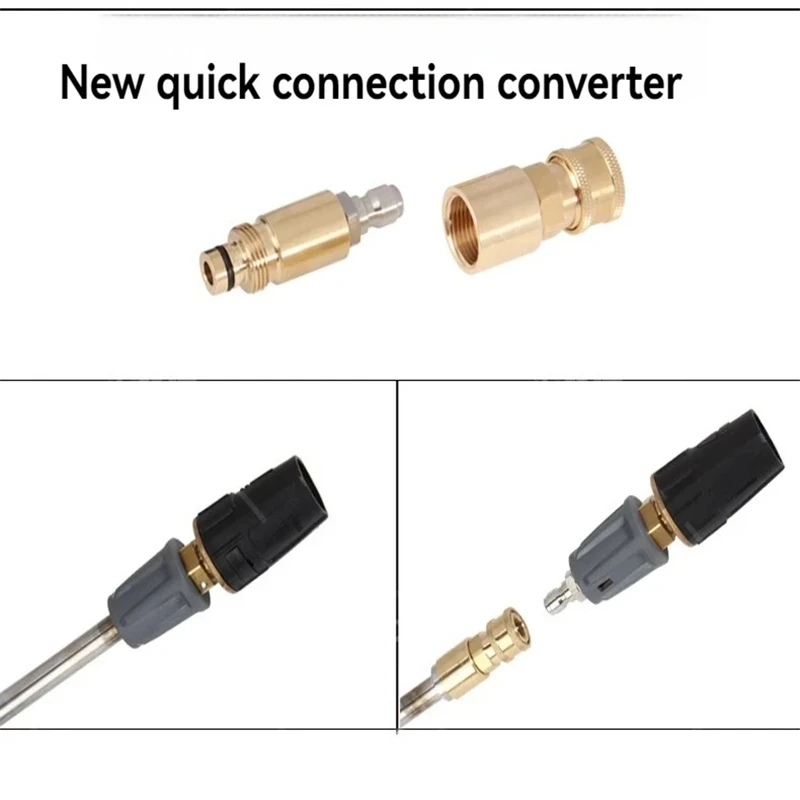Karcher Easy Lock Quick Connect Adapter-Kit, HDS TR22 AG & IG Messinganschlüsse, für Schlauch & Hochdruck-Sprühpistole – Detail 4