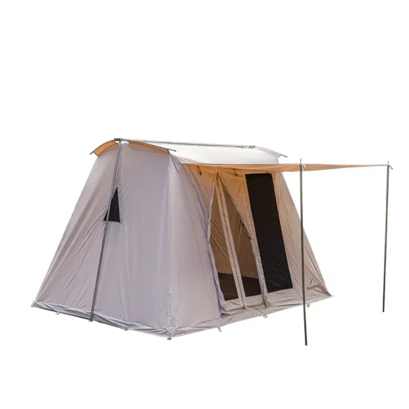 Retro tent cotton glamping outdoor camp photography photo multi-person thickened tent