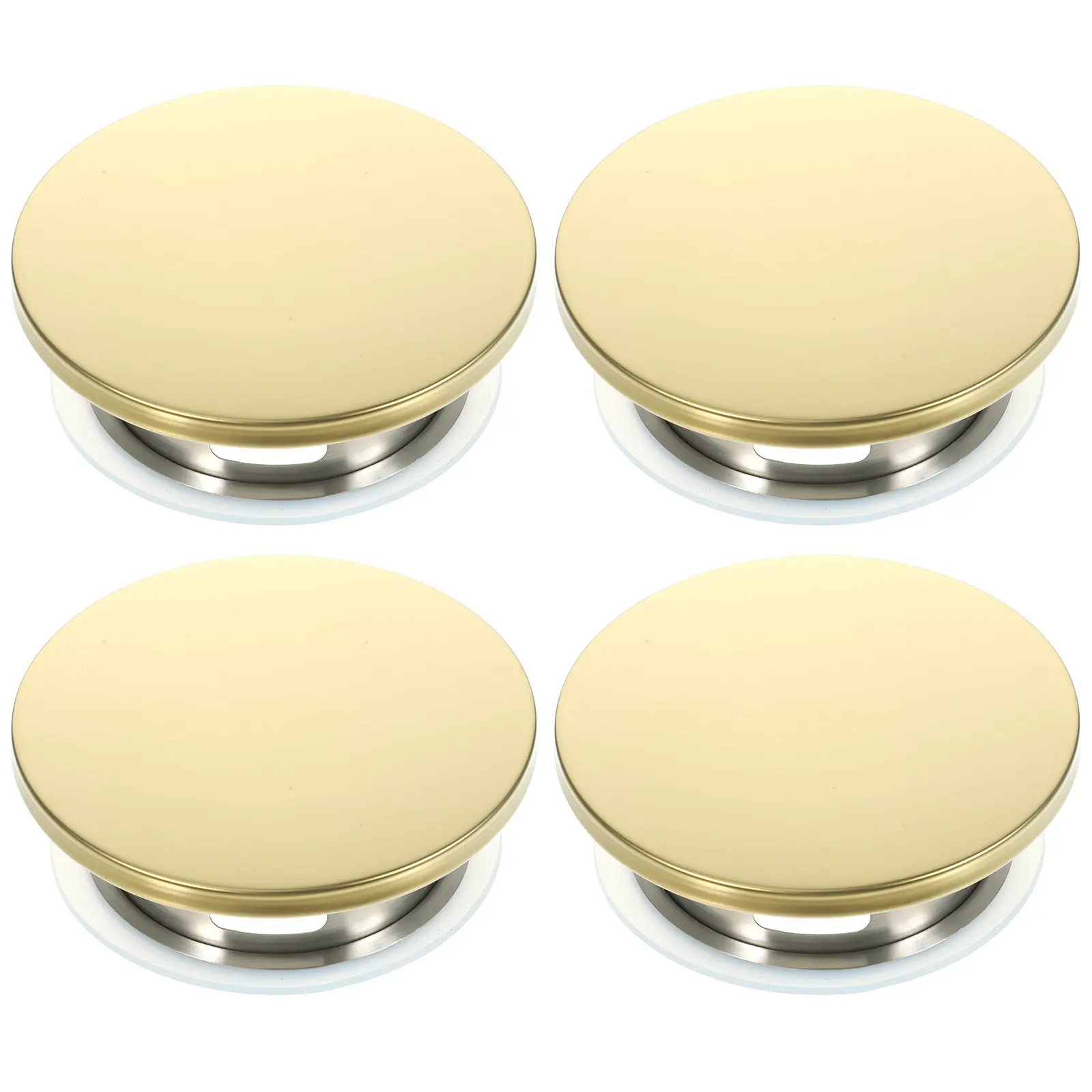 4Pcs Stainless Steel Tea Pot Lid, Heavy-Duty Filtering Pitcher Cover for Kitchen, Wear-Resistant & Sealing