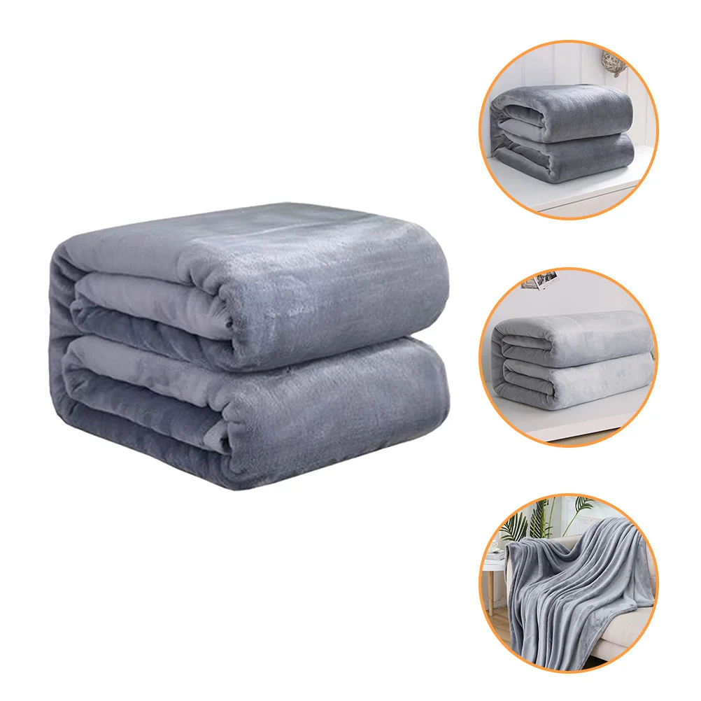 

Thick Coral Warm Throw For Sofa Sleeping Bed Living Office Throw Blanket Room Sleeping Blanket Comfort Nap Rug