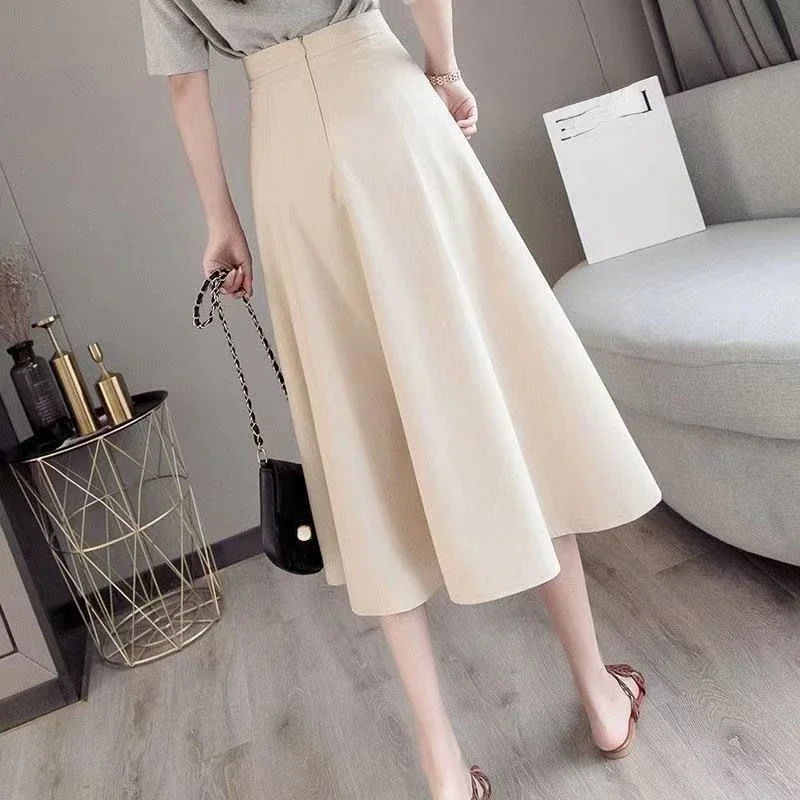 Womens Skirt Pleat Skirts For Women Green Clothing Pleated Formal Office Midi Offer Premium Summer 2024 New In A Line Y2k