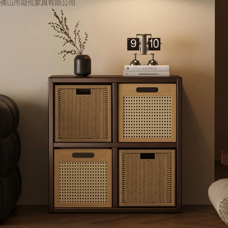 Solid wood bedside tables, lattice cabinets, floor-to-ceiling shelves, living room TV cabinets, sofa sideboards, low cabinets