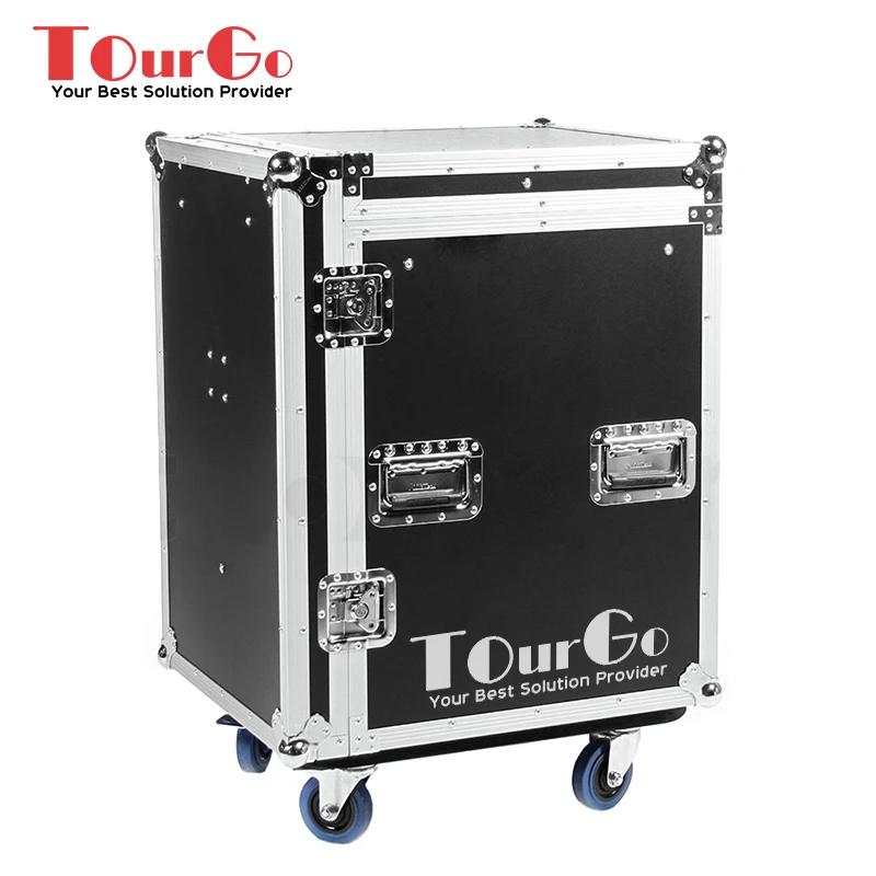TourGo Workstation Rack Flight Cases Drawers With Side Table