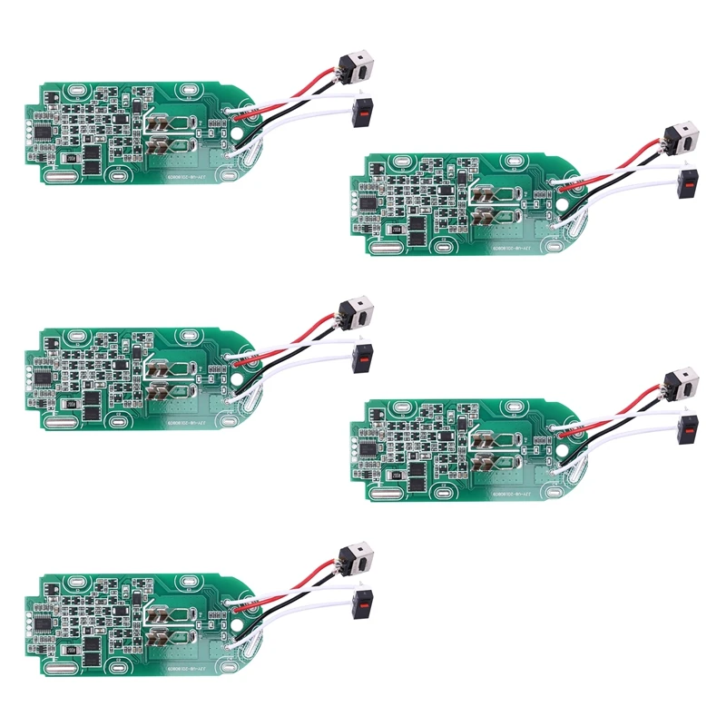 5X 21.6V Li-Ion Battery Protection Board PCB Board Replacement For Dyson V8 Vacuum Cleaner Circuit Boards