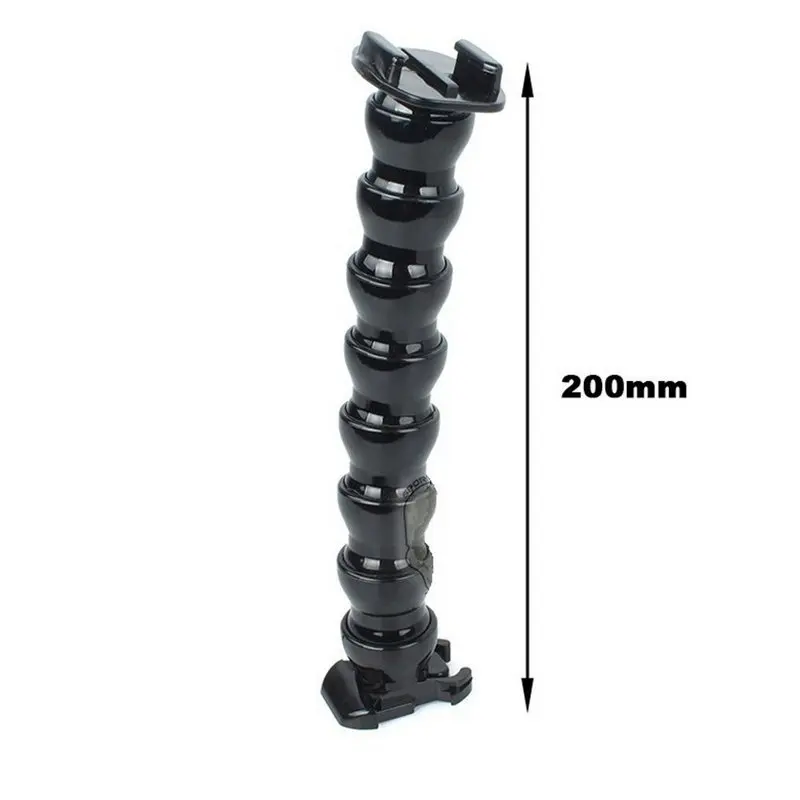 Mandíbulas Flex Clamp Mount Holder, pescoço ajustável, GoPro Hero, Sessão OSMO DJI, SJ4000, SJ7000, Xiaomi Yi 4k, Eken H9, H9R
