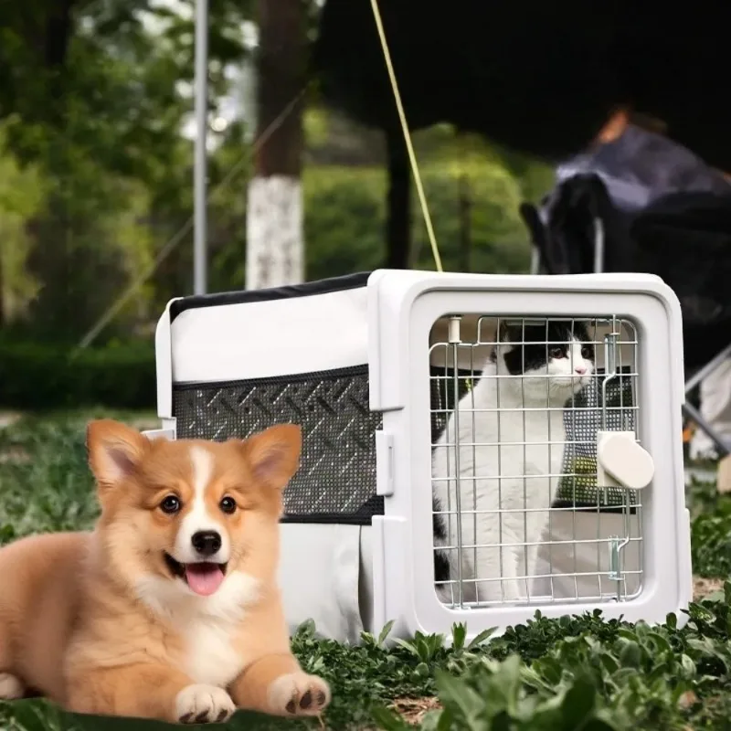 

Foldable Cloth Dog Carriers Portable Car Cat and Dog Cage Breathable and Wear-resistant Pet Products Accessories