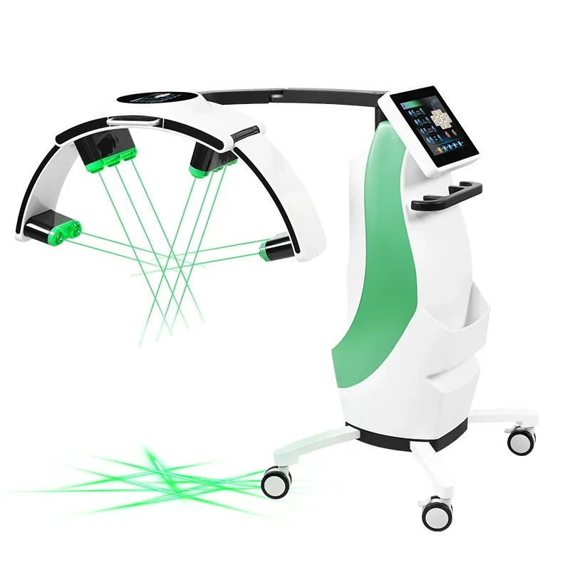 Free Shipping 10D Laser Fat Loss Green Light 532nm Laser Therapy Slimming Pain relieve Spa Gym No Painful Fat Reduce Machine