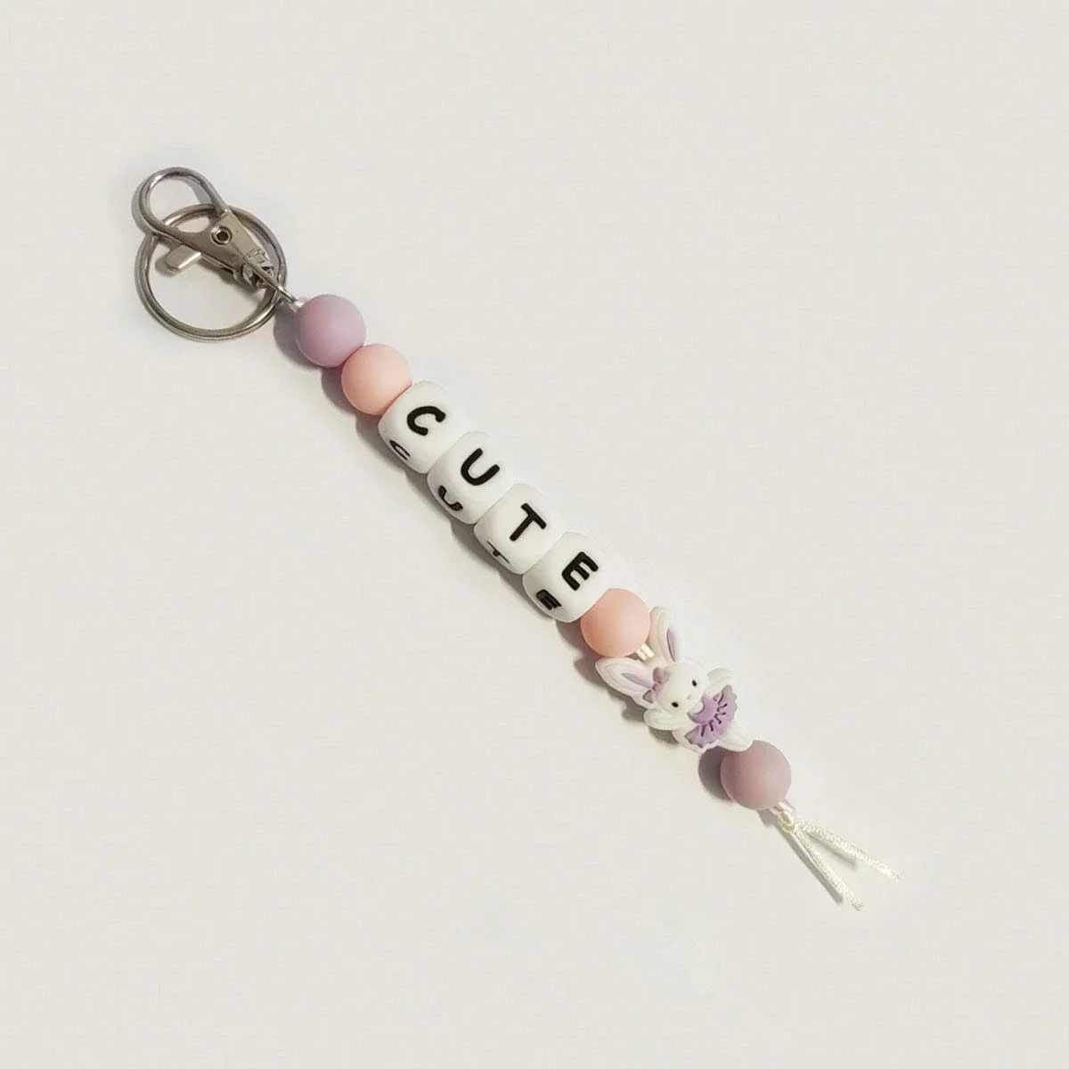 Silicone Animal Keychain With Custom Name, Cute Style For Adults