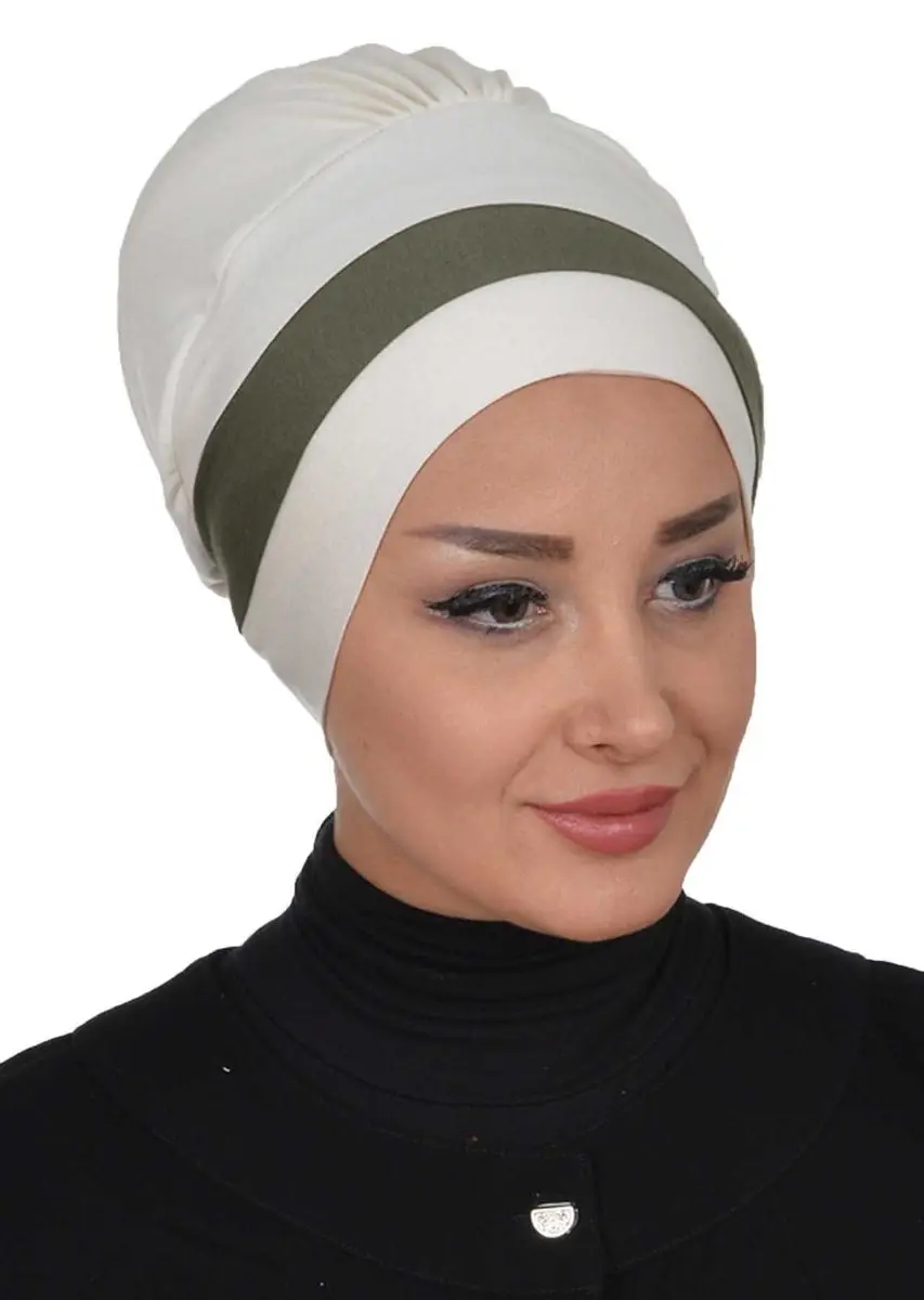 Doppel farbige gekämmte Knochen creme