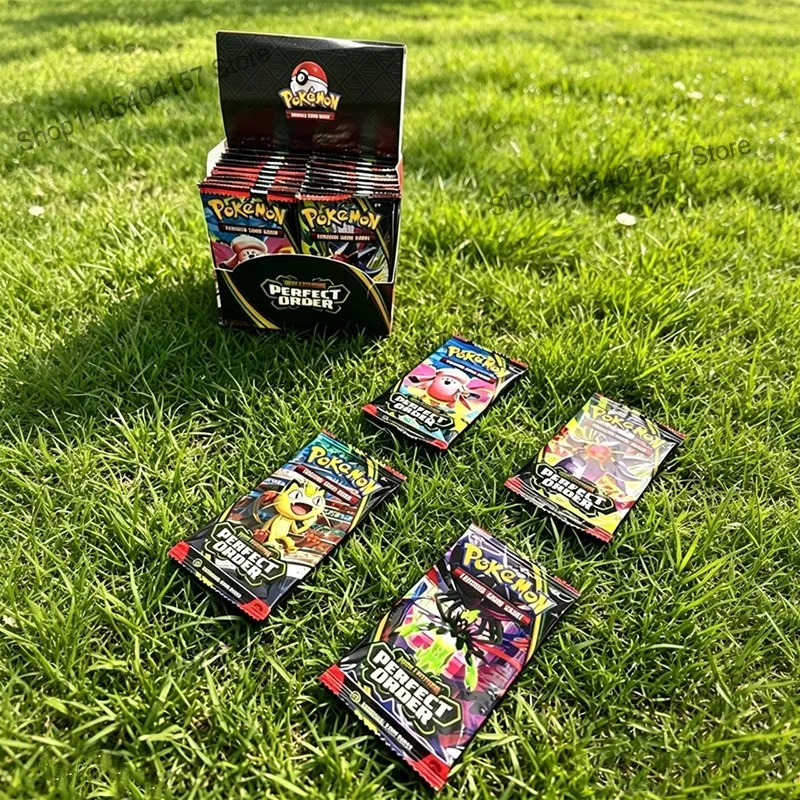 

360Pcs Pokemon MEGA EVOLUTION Perfect Order Scarlet Violet Prismatic Evolutions English Booster Battle Transaction Card Pokemon