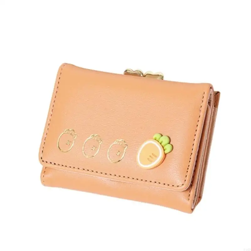 

340D Women's Wallet Fashion Strawberry Wallets Card Holder Small Leather Purse