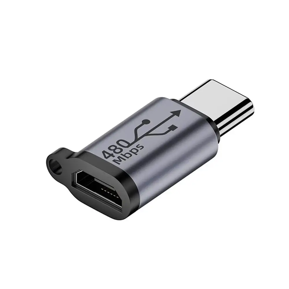 Mini Tipo C para Micro USB Adaptador de carregamento Android, Conversor para Samsung, V8 OTG Carregador de sincronização, B5S9