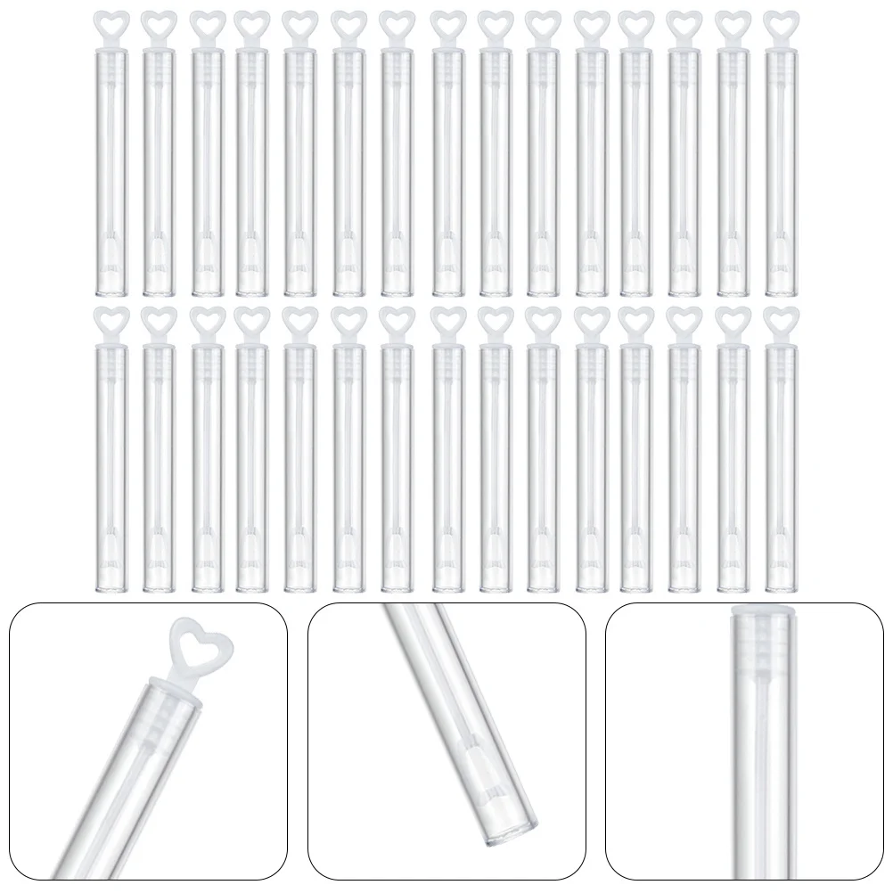 30 bottiglie d'acqua a bolle vuote, bacchette a bolle vuote, forniture di ricarica fai-da-te per bambini, feste di compleanno, parco giochi in spiaggia, divertimento