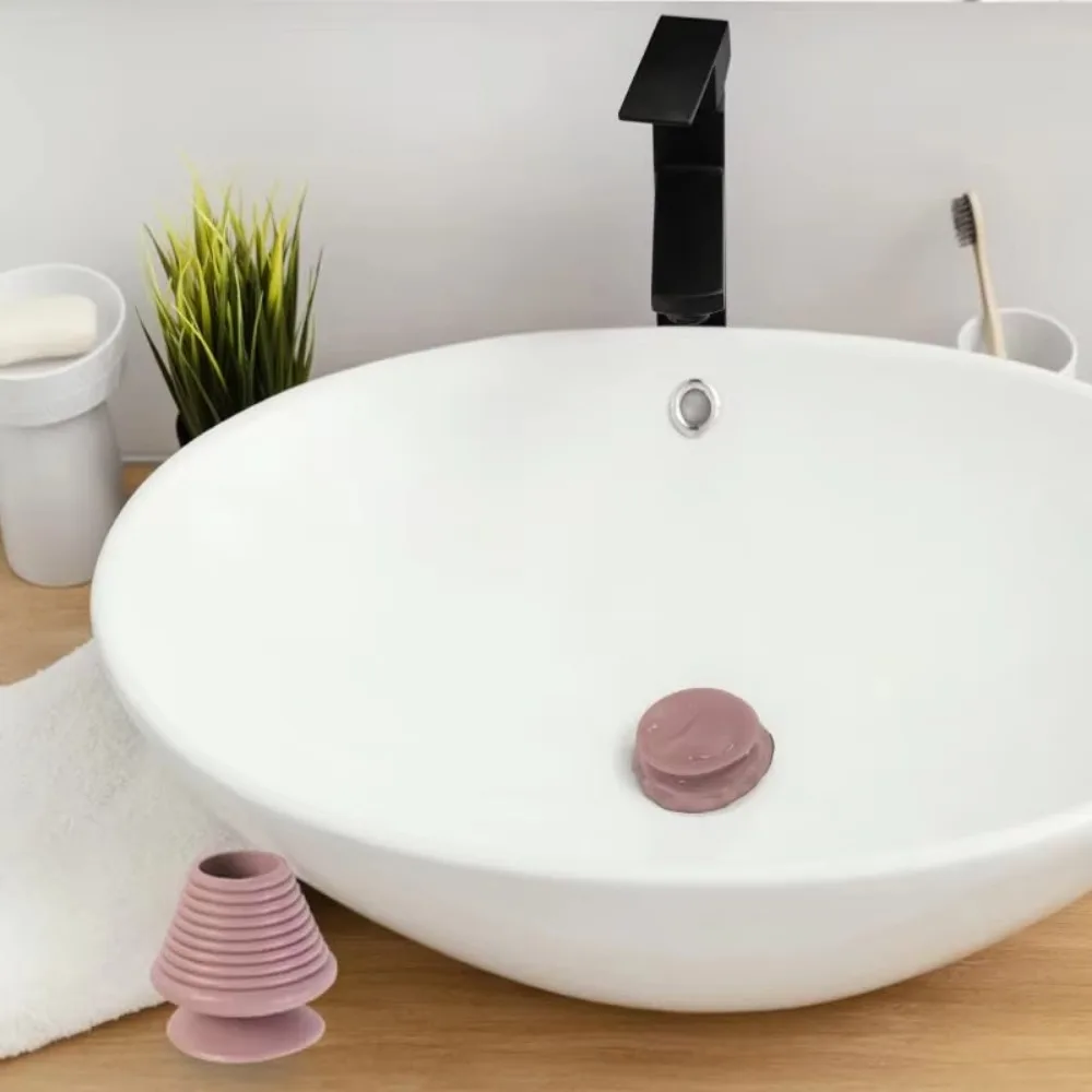 Silicone Tub Stopper Leakage-proof Anti-Clogging Bathtub Drain Plug Bathroom Accessorie Replacement Drain Stopper