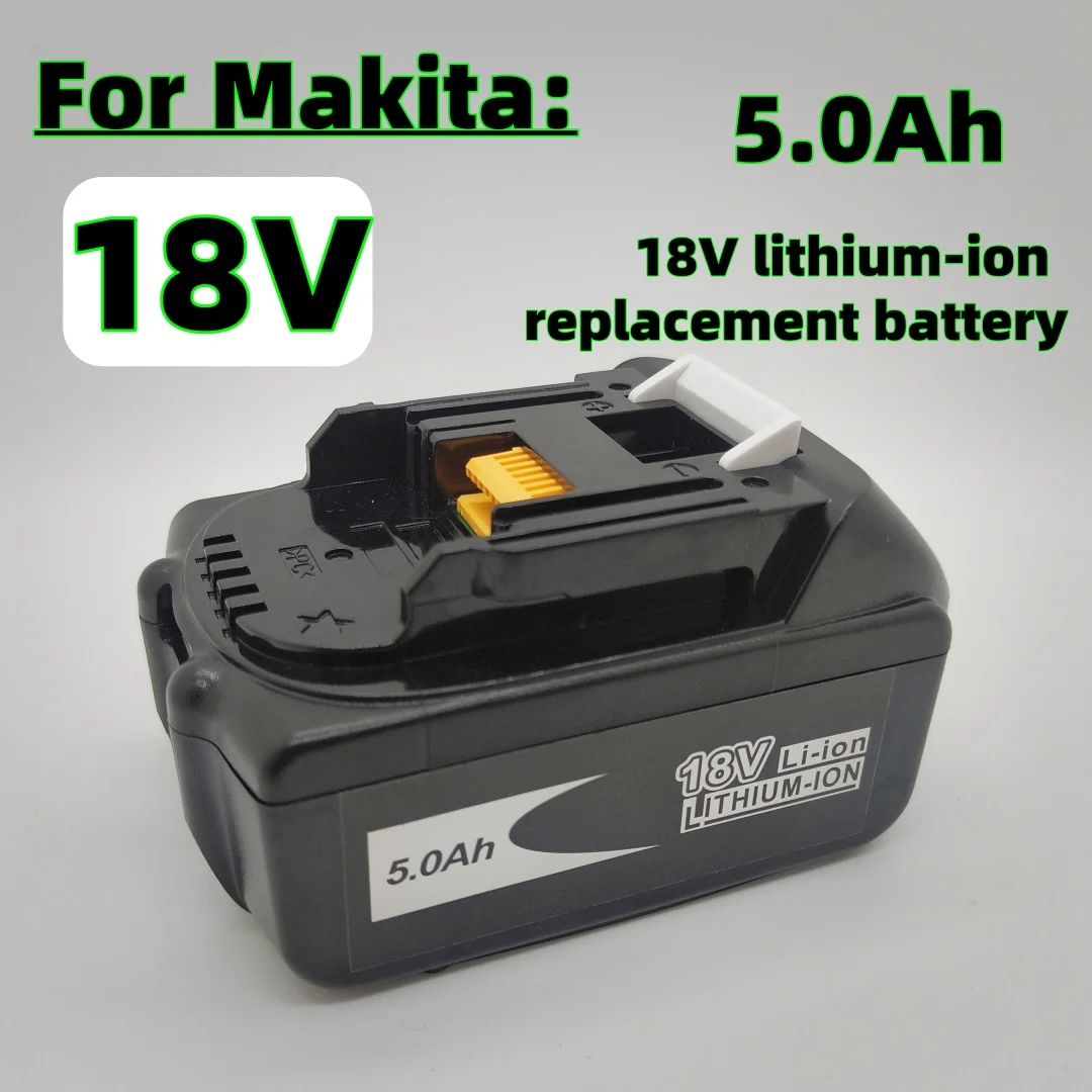 2026-18V 5,0Ah Lithium-Ionen-Akku, Geeignet für Makita LXT400, BL1860B, BL1860 BL1850 Serie Elektrowerkzeug-Ersatzakkus