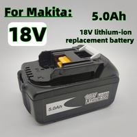 2025-18V 5.0Ah lithium-ion battery, suitable for Makita LXT400, BL1860B, BL1860 BL1850 series power tool replacement batteries