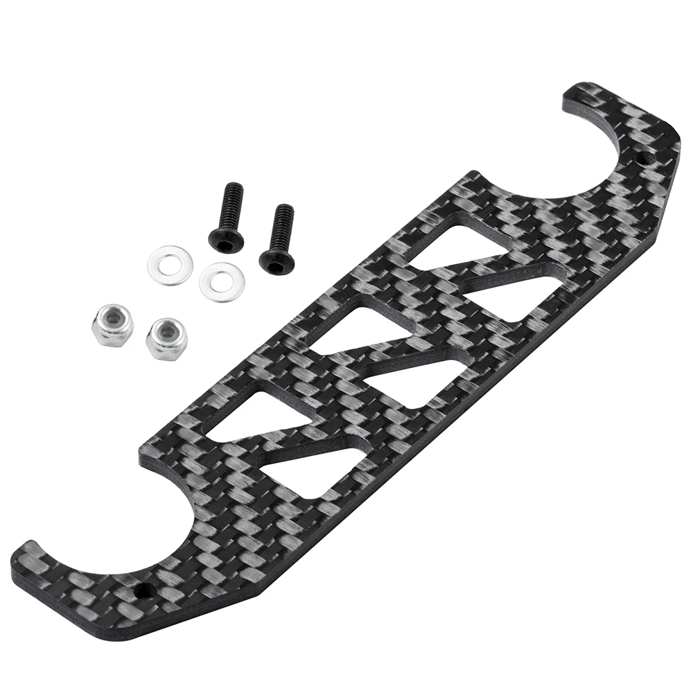 YEAHRUN – plaque de Support de châssis avant en Fiber de carbone, pour boîte à déjeuner Tamiya 1/12 RC Monster Truck, pièces de mise à niveau, accessoires