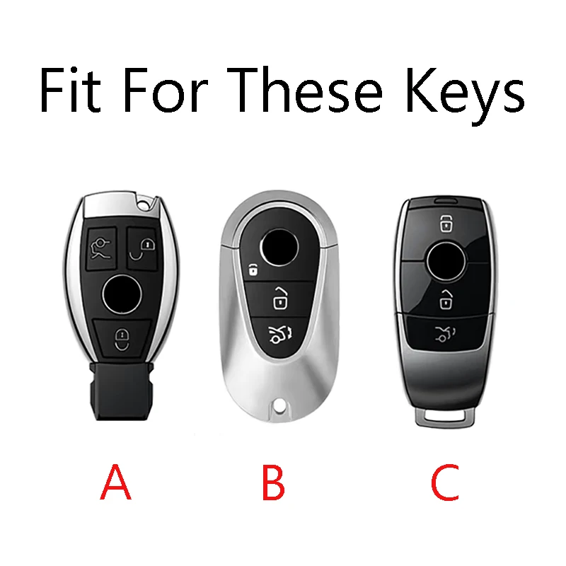 High-quality Car Key Case Cover for Mercedes Benz 2022 C S Class W206 W223 S350 C260 C300 S400 S450 S500 Key Shell Protector