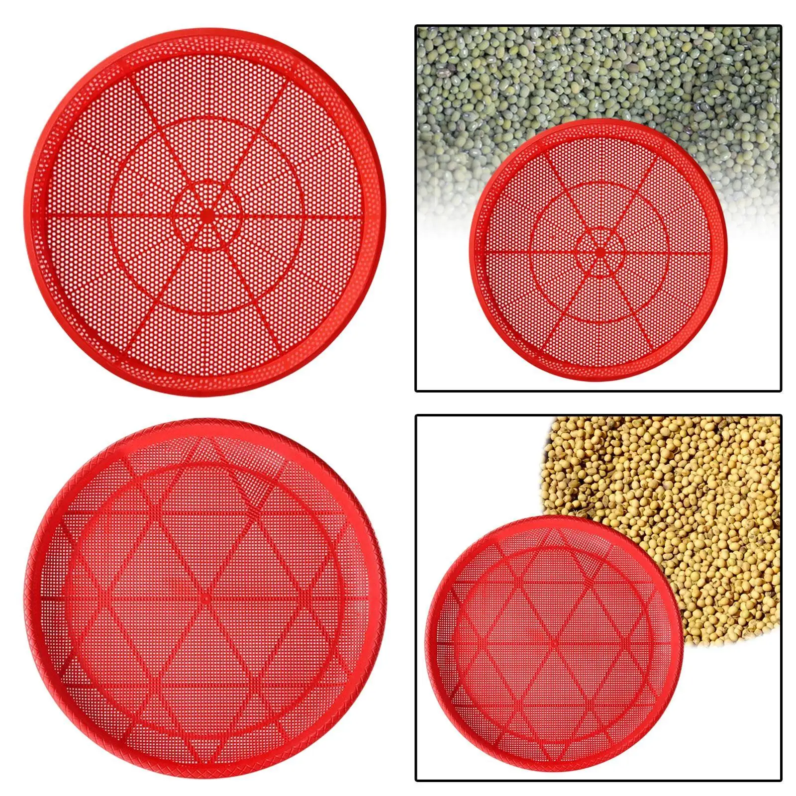 

Round Sieve Easy Clean Sturdy Practical Fish Drying Net for Home Garden Meat
