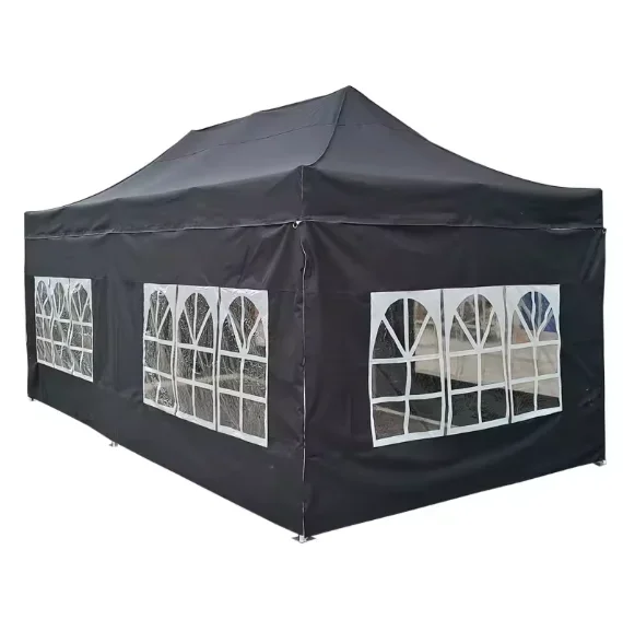 Four Cornered Tent 3*6m,Equipped with Windows,Aluminum Canopy Tent Advertising Pop Up Tents Outdoor,for Multiple People