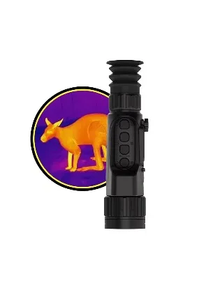YXM335L Waterproof 4x Magnification IR Night Vision Sight, 1200m Ranging Video Record Digital Optic for Wildlife Observation
