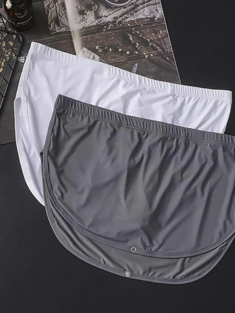 

Модные мужские съемные брюки из ледяного шелка с низкой талией, брюки Aro, удобные дышащие легкие длинные брюки...