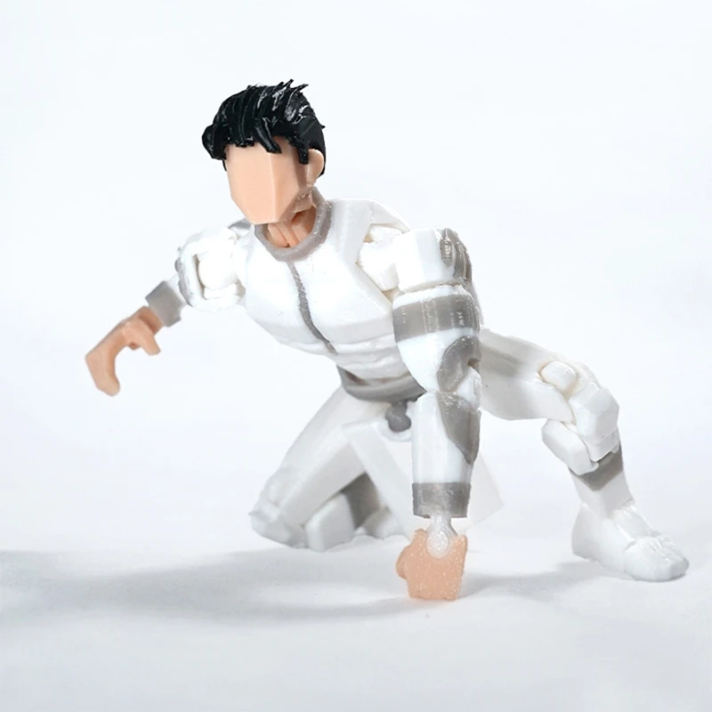 Figurine d'action de super-héros garçon imprimée en 3D, multi-articulée et mobile, modèle de collection, ornement de bureau, cadeaux pour enfants et adultes
