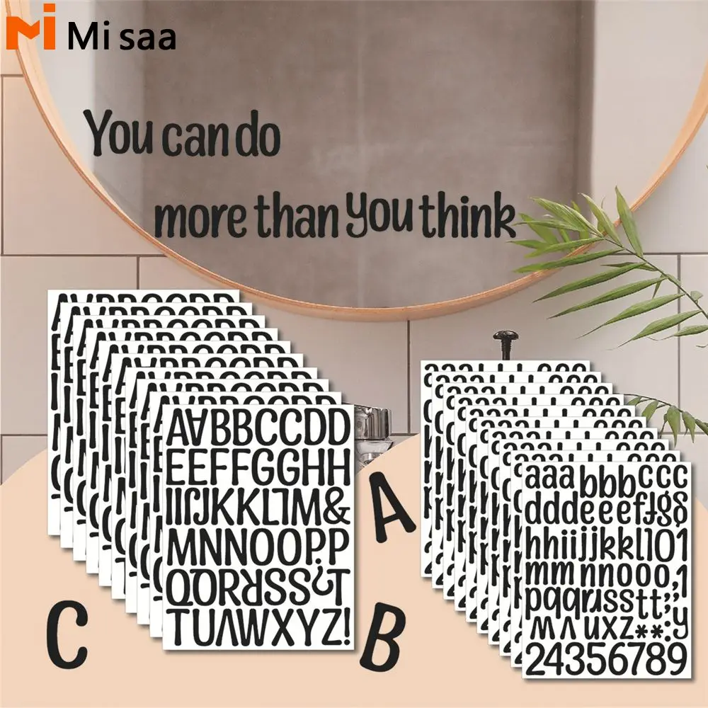 Vinyl Sticker Email Number Self-adhesive Waterproof And Weatherproof High Quality Wall Sticker Pvc Sticker Vinyl Letter Case Diy