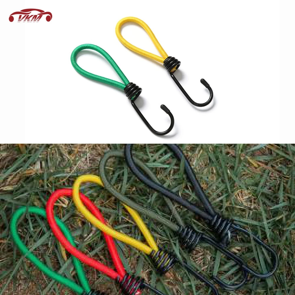 

Tent Fixing Cord String Carabiner Hooks Tent Elastic Rope Cord Hook Versatile Outdoor Canopy Tarp Camping Accessories 1PCS