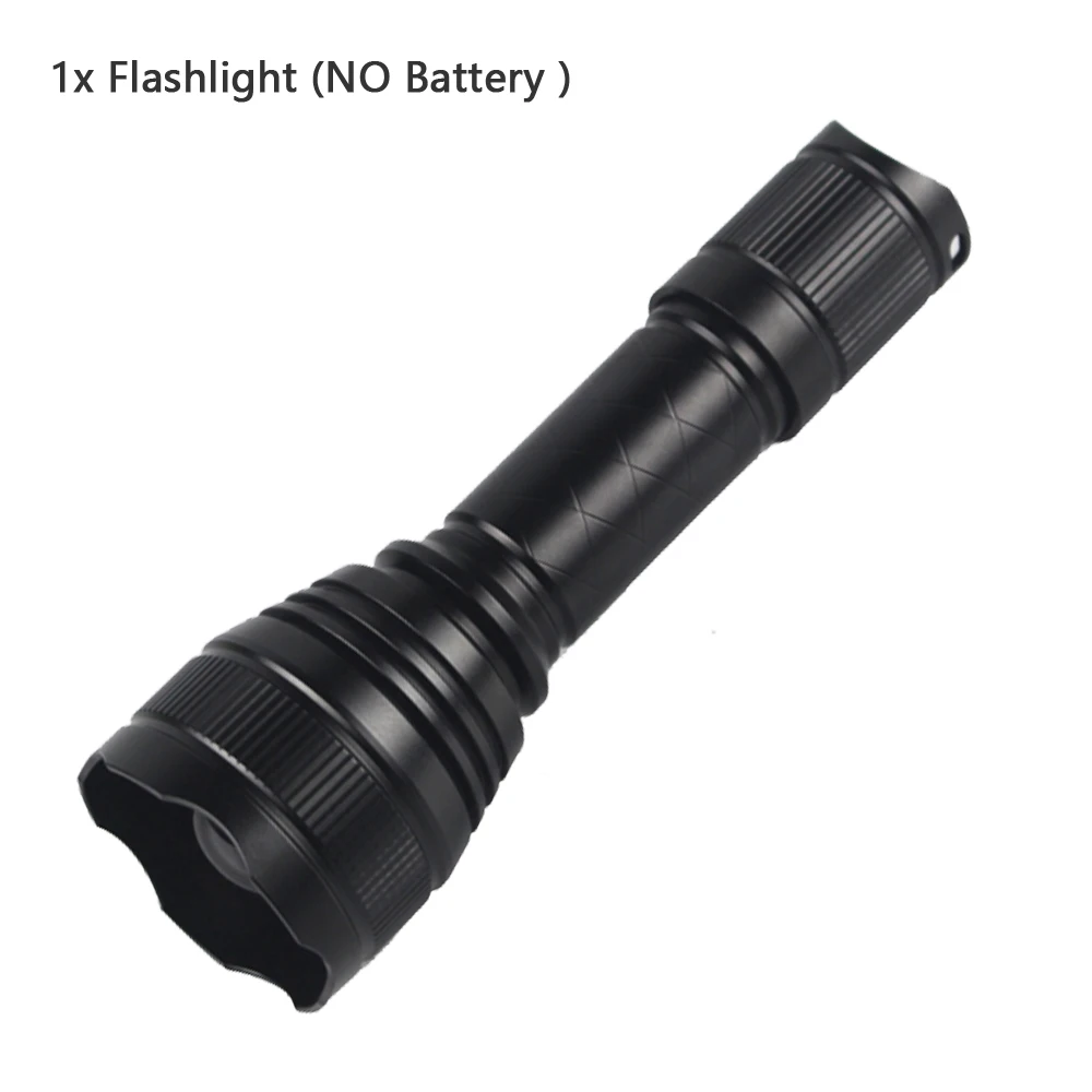 T21 Ir Hunting 940nm/850nm Licht Infrarood Zaklamp Zoombare Nachtzichtlamp + 18650 + Usb-Oplader + Schakelaar + Bevestiging