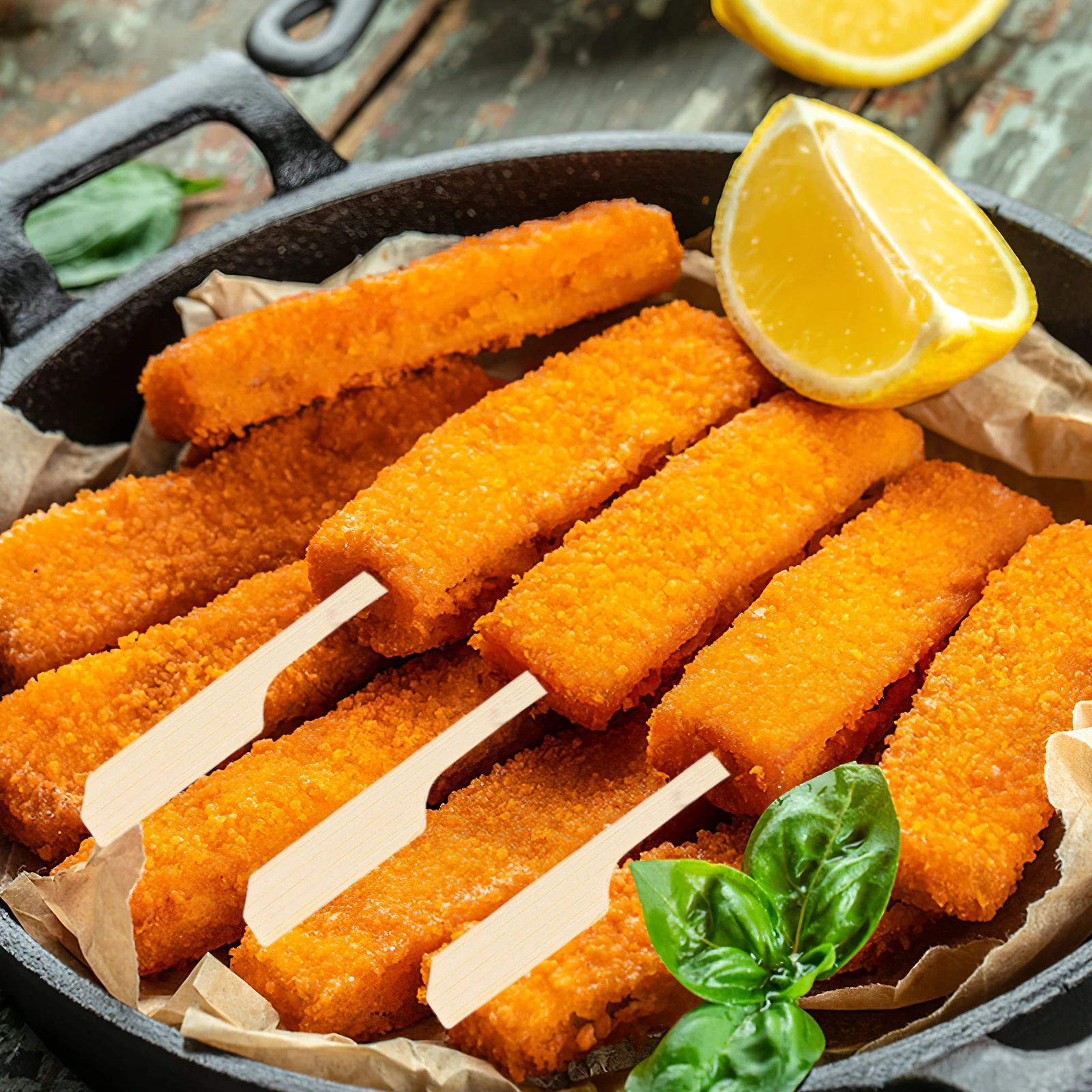 

100Pcs Bamboo Skewers for Grilling Bbq Kebabs Multi-Function Outdoor Cooking Barbecue Sticks Party Appetizers Barbecue Stick