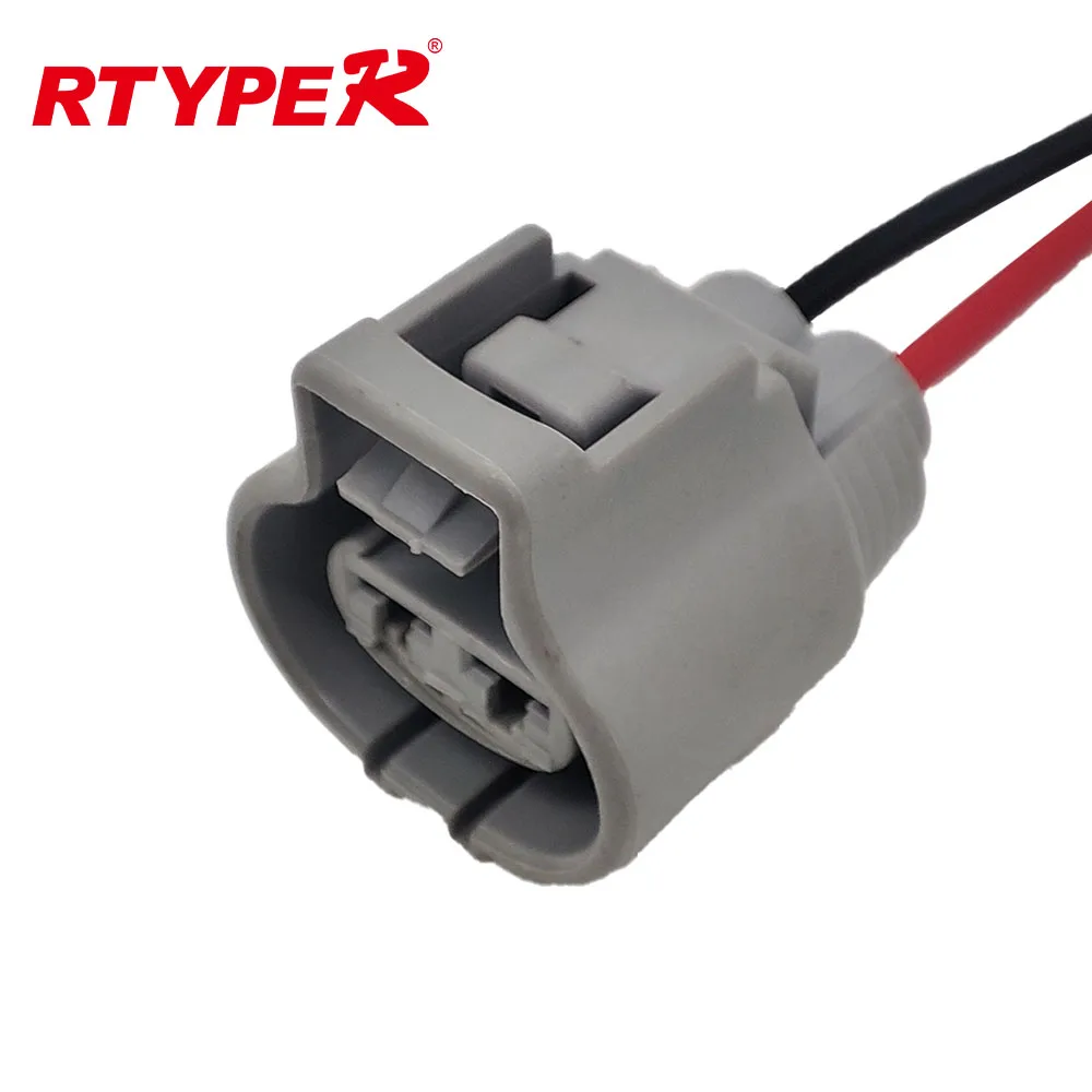 1/5/10PCS2 Pin Auto Waterproof Electronic Fan Connector Brake Booster Pump Assembly Plug For Toyota Ford Focus Mazda 176142-2