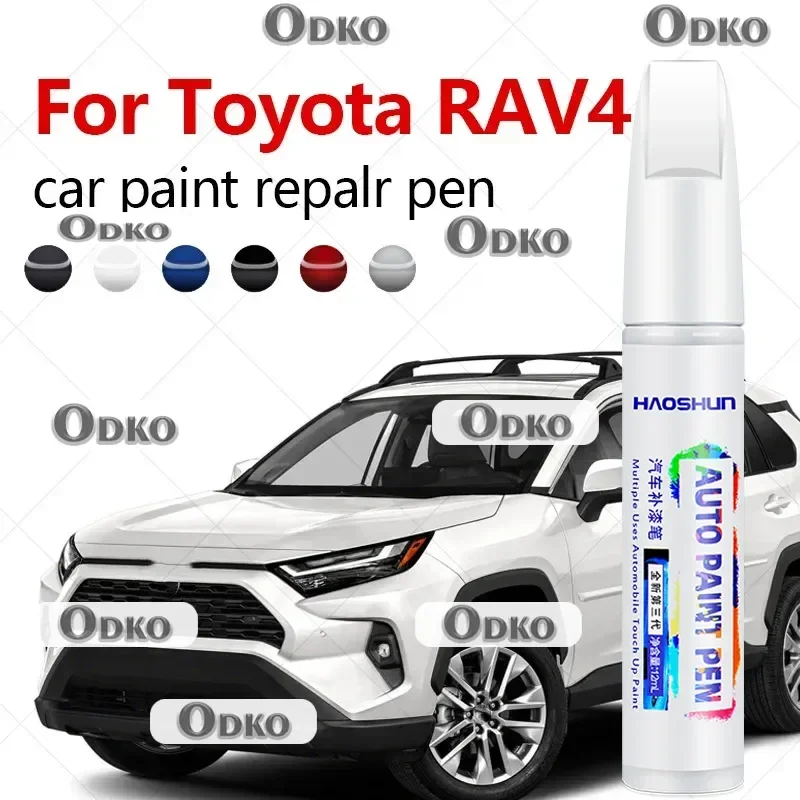 

Для Toyota RAV4 1994-2025 XA10 XA20 XA30 XA40 XA50: Карандаш для ремонта краски, средство для удаления царапин, аксессуары для авто DIY, черный, белый