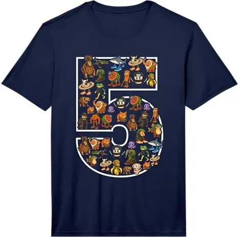 Italienisches Brainrot-Geburtstags-Meme für 5-Jährige, 5. Geburtstag, Jungen, Mädchen, Performance-T-Shirt, Bruh, Es ist mein 5. Geburtstag, Spruch-T-Shirt, Sohn, Cooles Geschenk – Detail 3