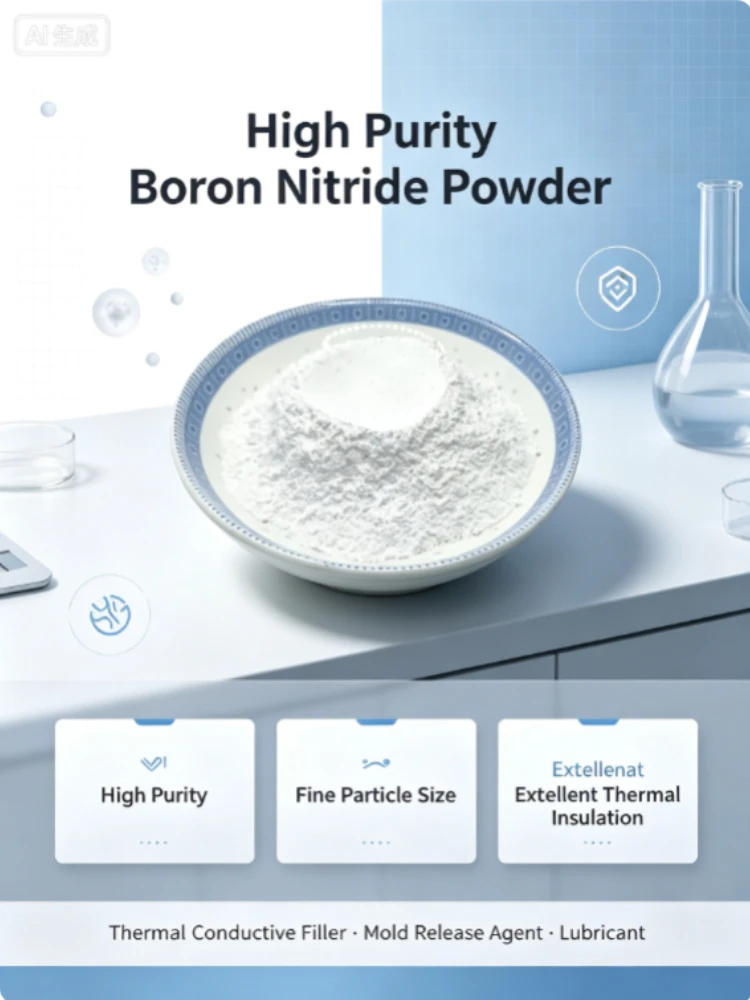 Hexagonal Boron Nitride Powder Nano Boron Nitride Cubic Boron Nitride Micropowder hBN cBN Lubrication High Thermal Conductivity