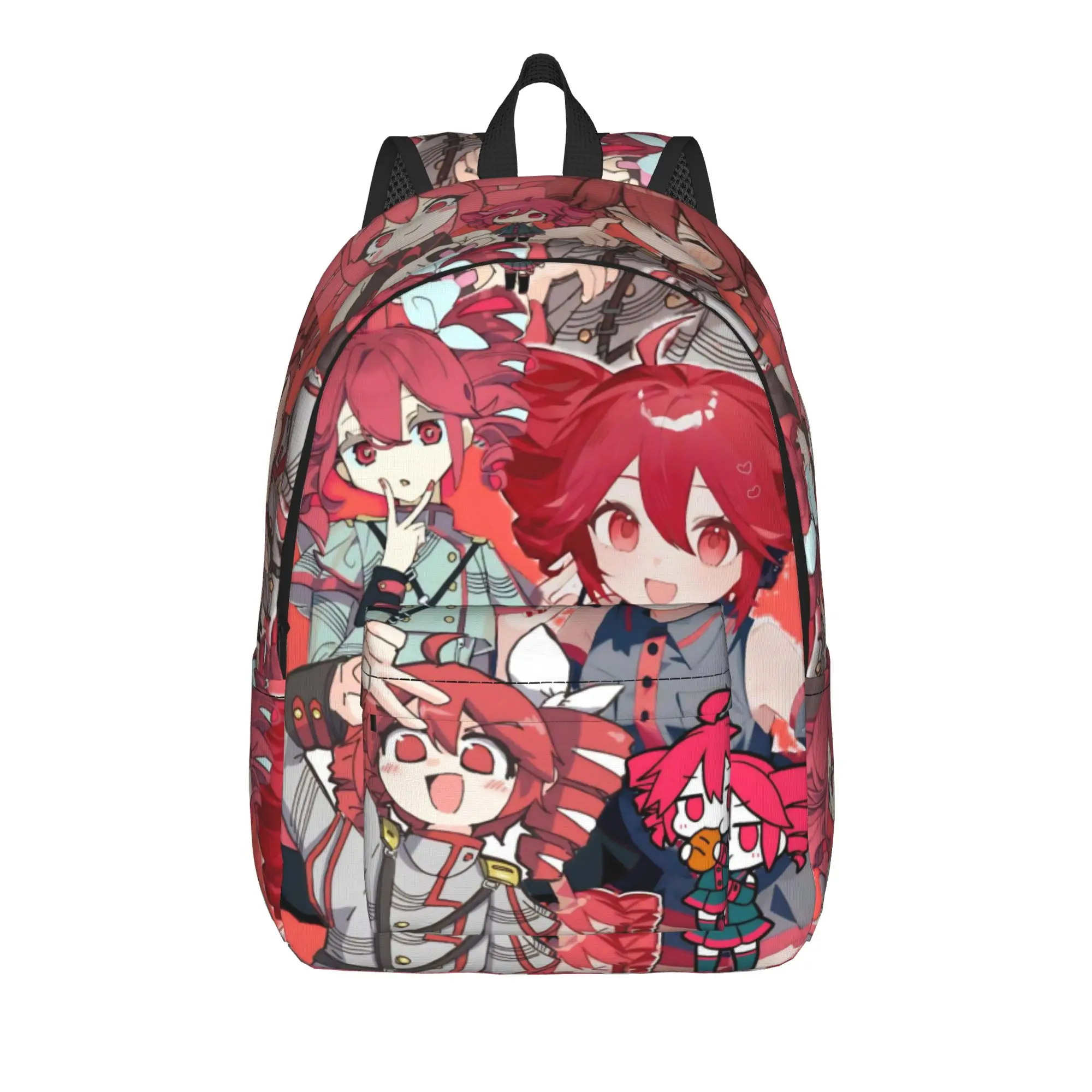 Kasanes Virtual Singer Tetoes Backpack for Men Women Casual Student Daypack Cartoon Cute Laptop Computer Canvas Bags Lightweight