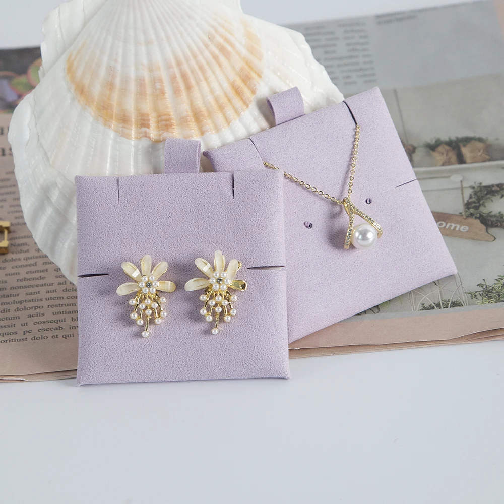 5pcs Microfiber Suede Jewellery Display Pads