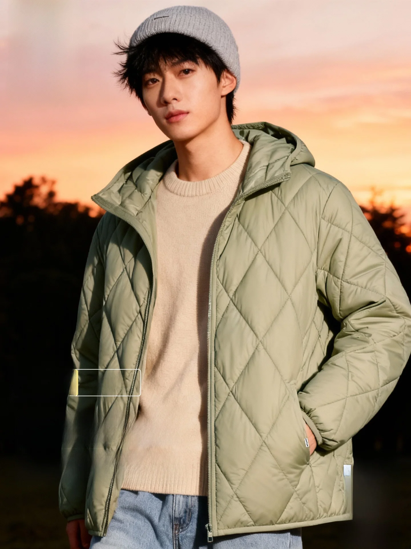 

Мужская легкая теплая куртка Monkey с капюшоном, зимнее пальто в американском стиле, прочный полиэстер, длинный рукав, Z...