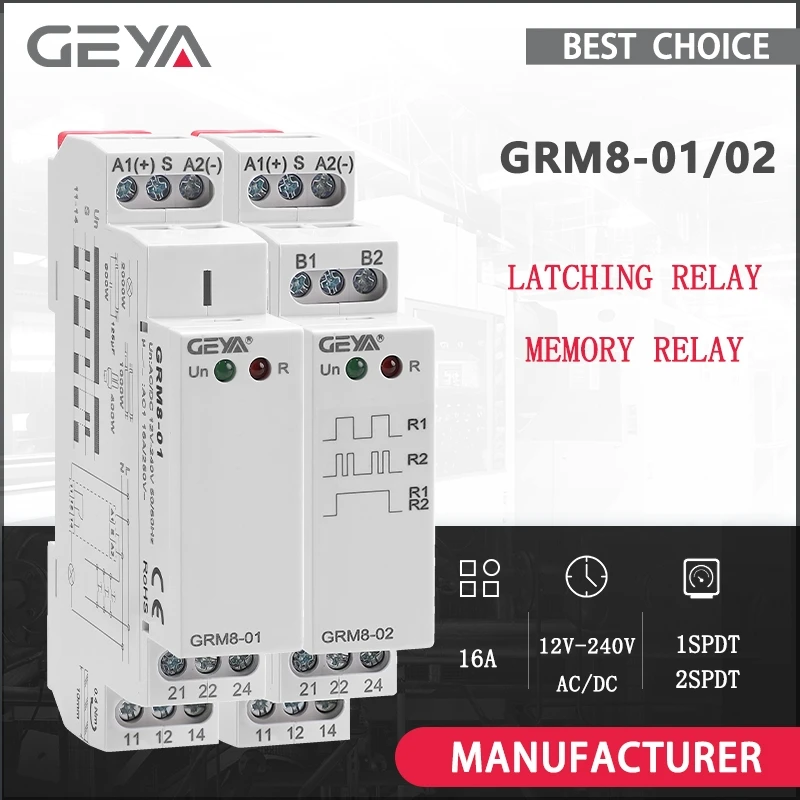 Geya GRM8 Din Rail …