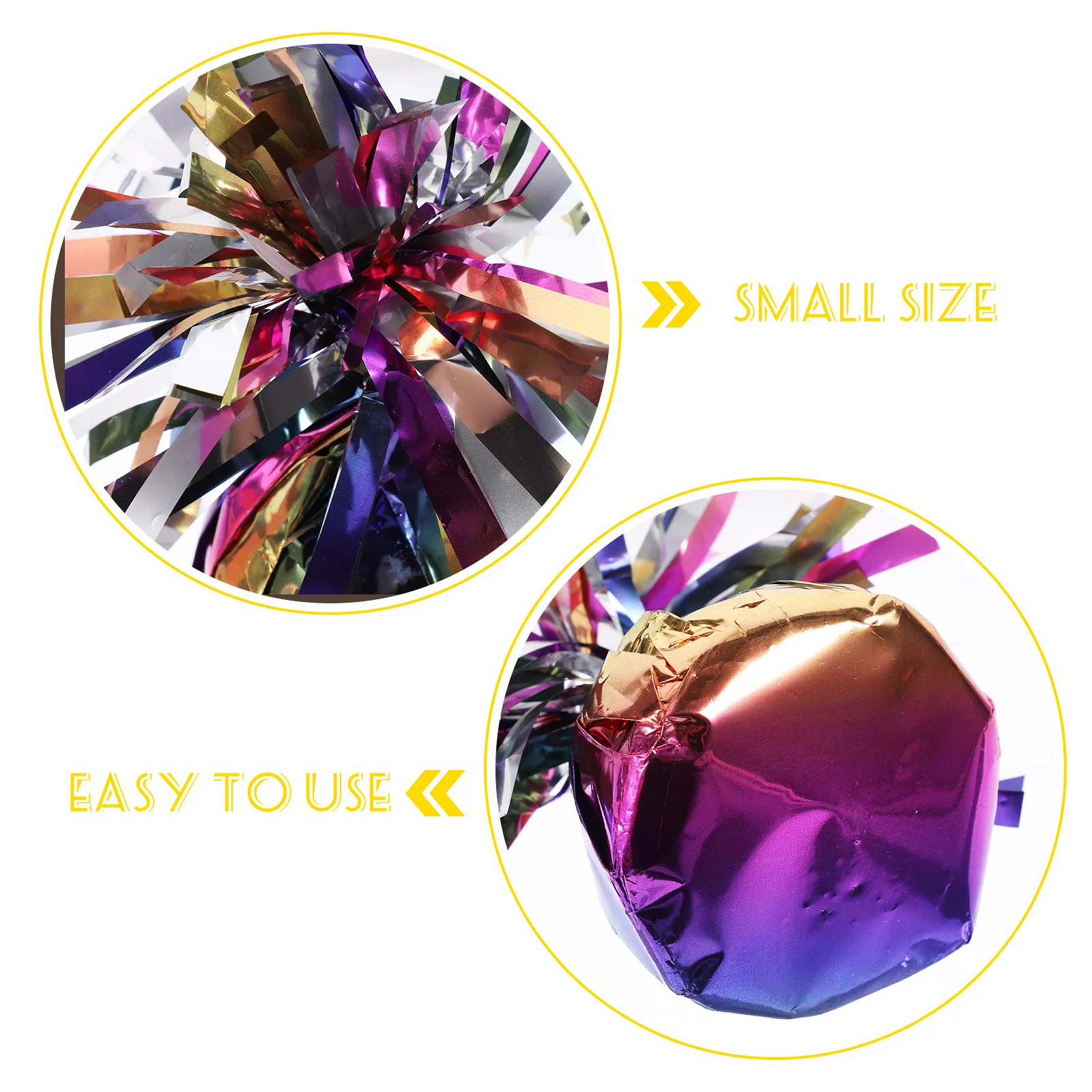 

6Pcs Balloon Weights Chic Decorative Gravity Blocks for Helium Latex Balloons Reusable Party Wedding Birthday Festival