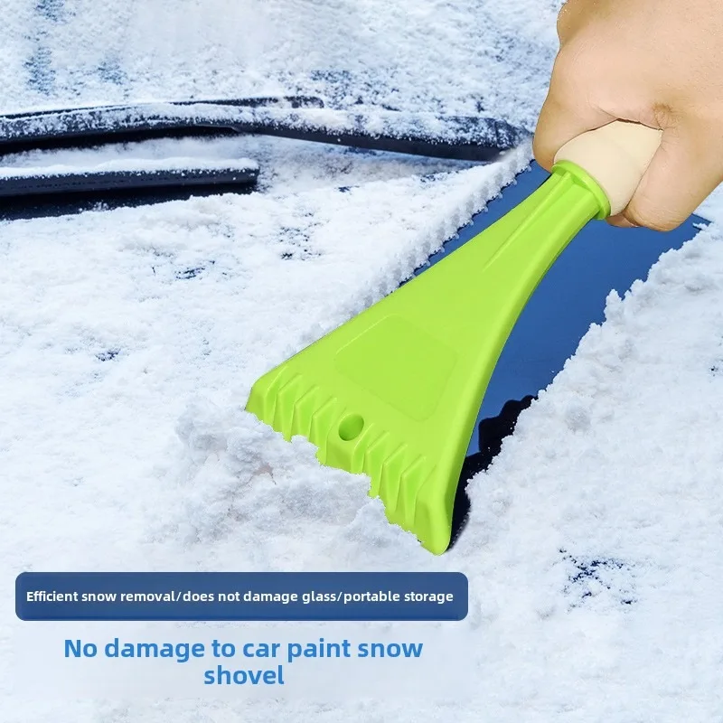 

TOFAR Car Windshield Snow Shovel Ice Scraper EVA Sponge Handle Scraper for Multifunctional Deicing Scrape Snow Cleaning Brush