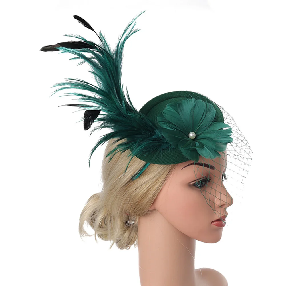 

1pc Veil Mini Hat Hair Clip Elegant Mesh Party Wedding Fascinator Bride Women Headpiece Cocktail Prom Banquet Decor